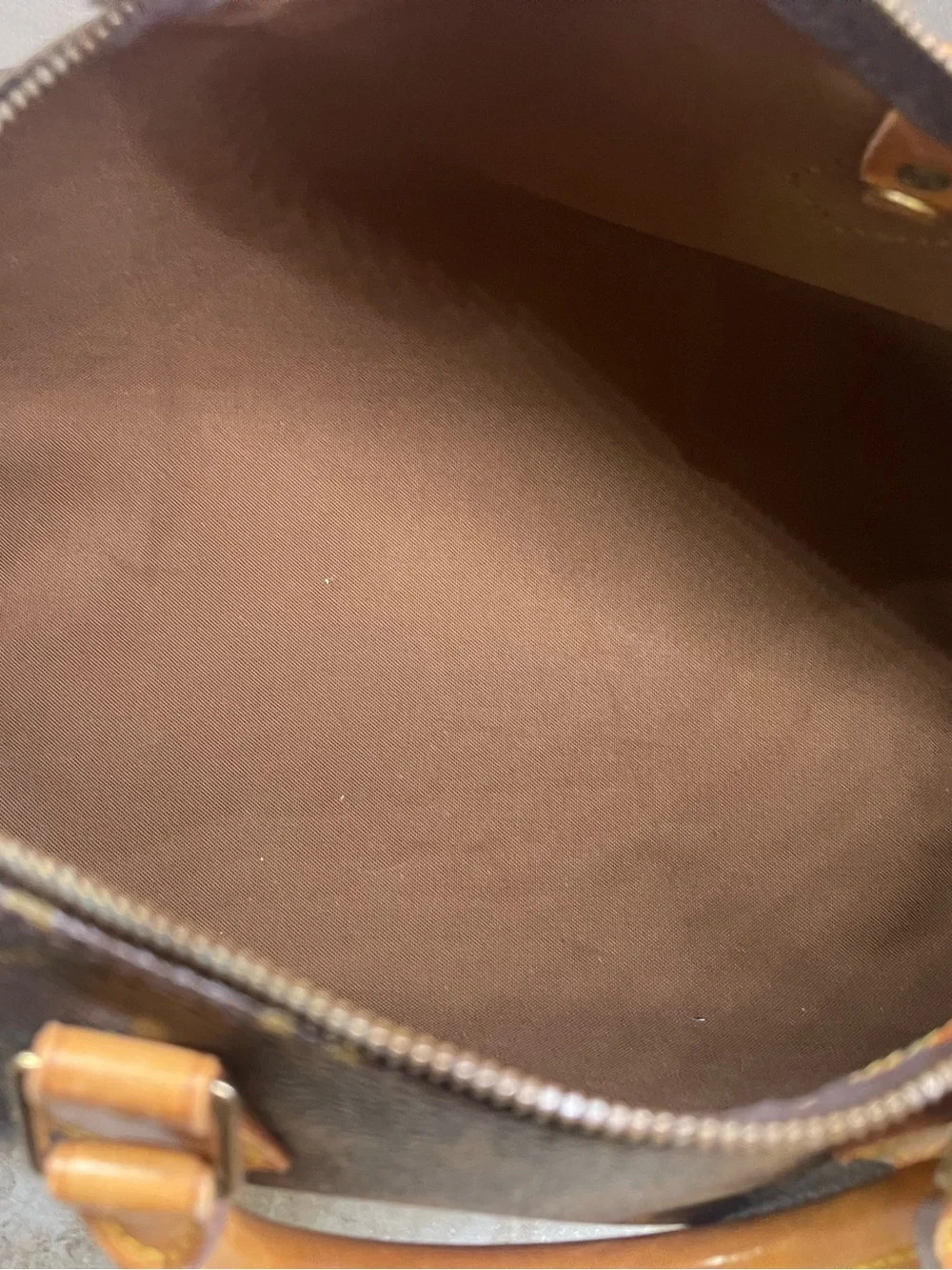 Louis Vuitton Speedy 35 Monogram Canvas Duffel with Vachetta Leather Handles